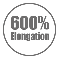 High resistance to abrasion and high elasticity